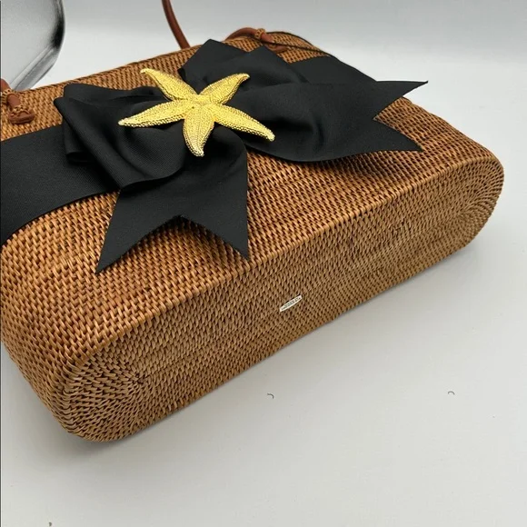 Lisi Lerch Bosom Buddy Bag with Black Bow & starfish - Picture 12 of 14